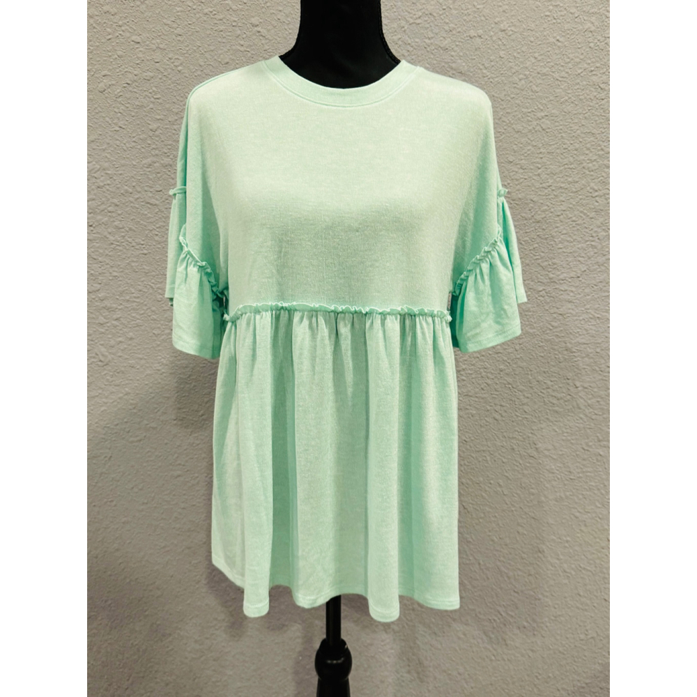 Cherish Mint Green Loose Fit T-Shirt | Size S | NWOT